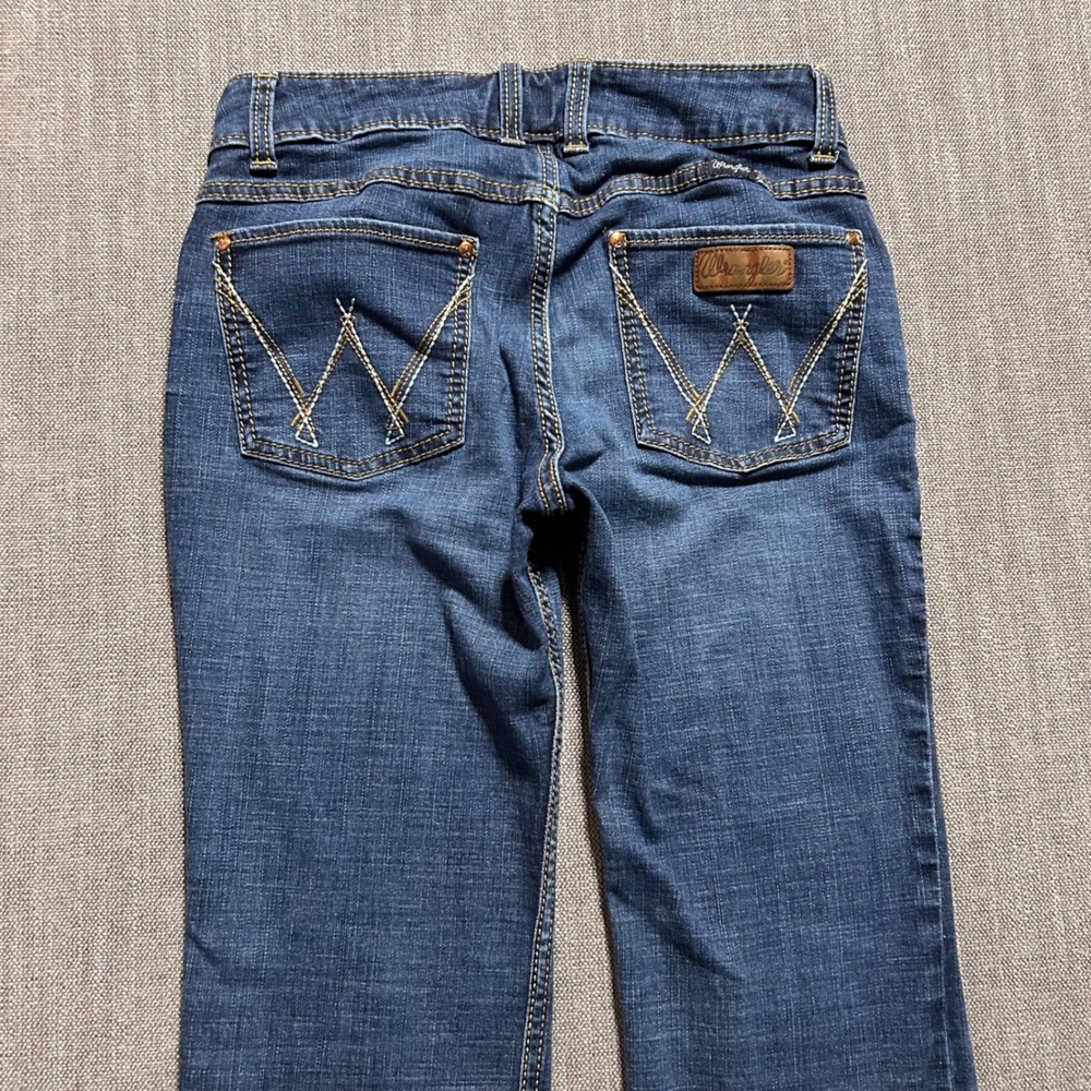 Wrangler Bootcut Jeans Women 7x30 Blue Medium Wash Stretch Denim 1009MWZMS - Picture 4 of 9